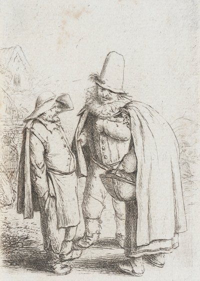 Drei groteske Figuren von Adriaen Jansz. van Ostade